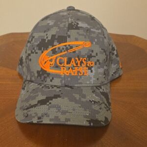 Clays to Raise Gray Camo Hat